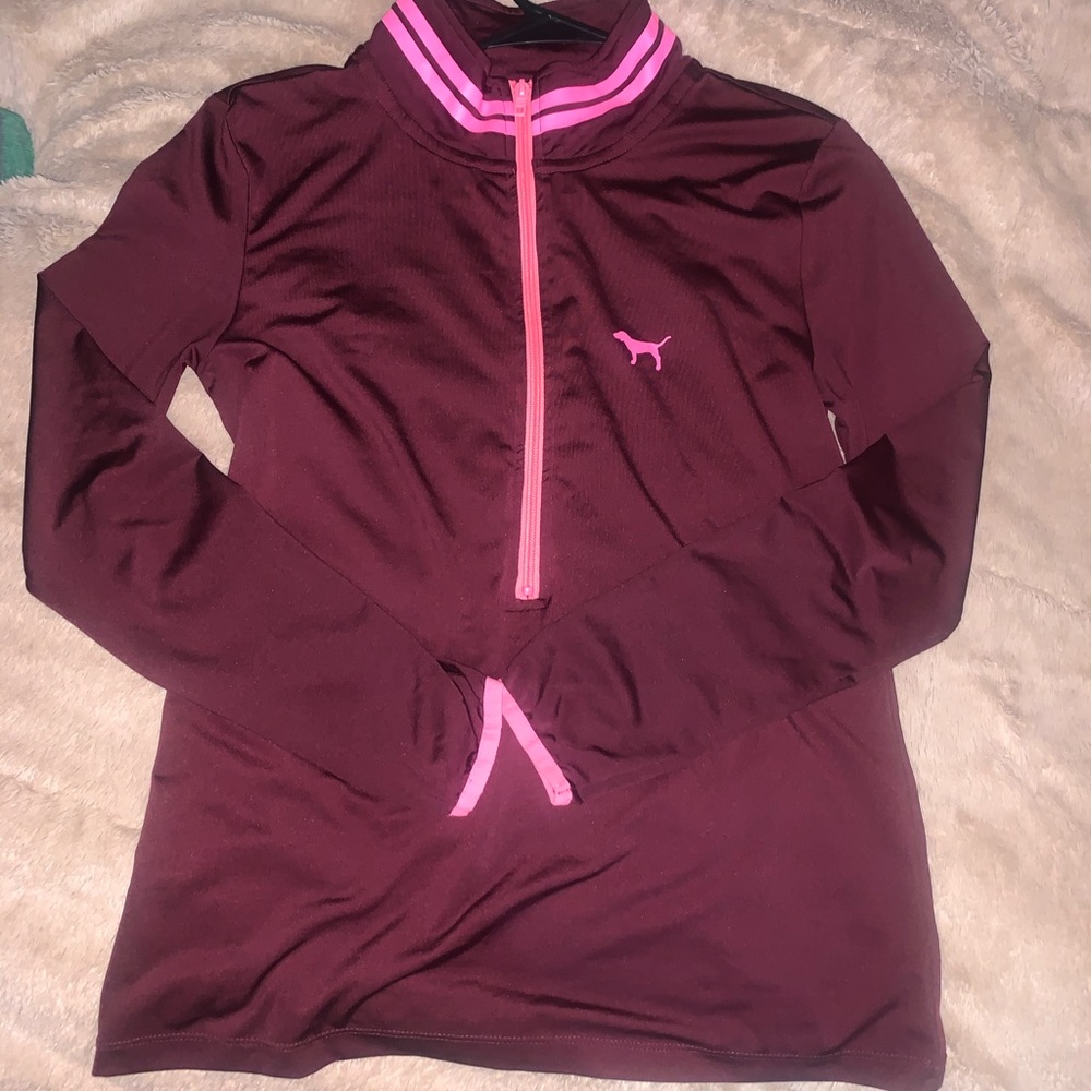 VS Pink Mid-ZIP workout jacket